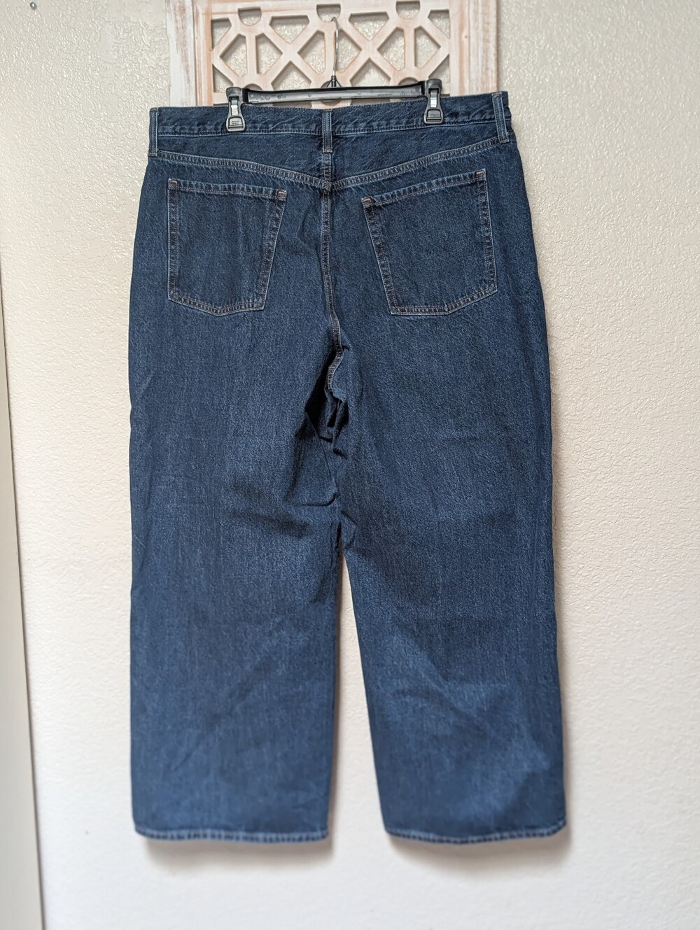 Old Navy Mid-Rise WOW Baggy Wide Leg Jeans Women's Plus Size 18 Denim Y2K 90s - Picture 6 of 7